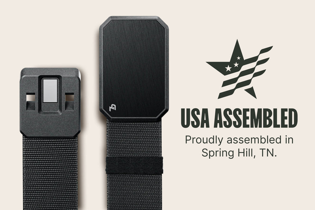 Hero Flag Groove Belt Black/Black