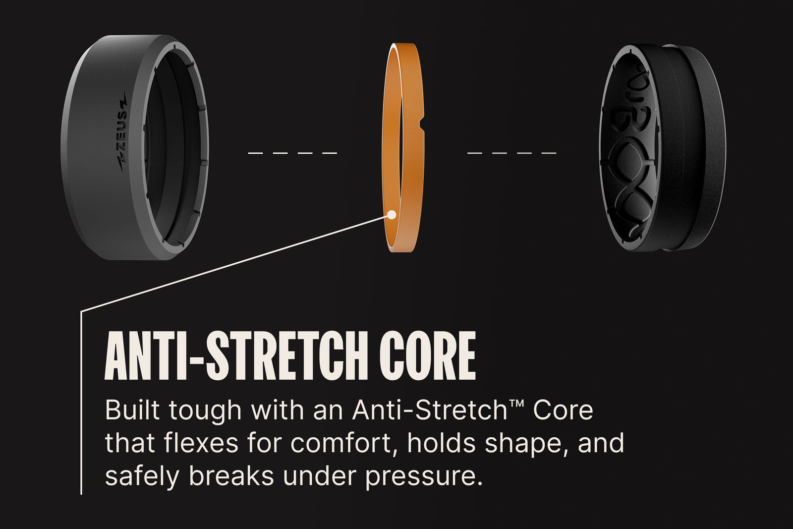 Zeus Edge Bone Collector Olive Ring