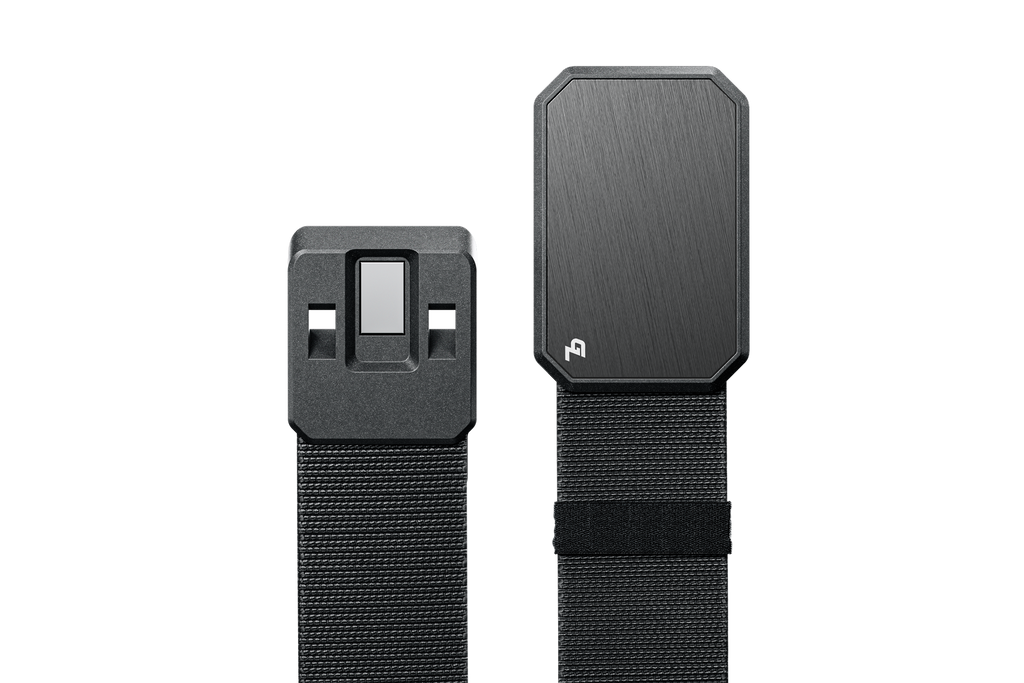 Groove Belt Gun Metal/Black