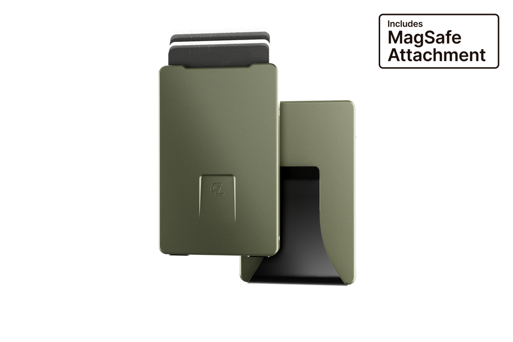 Groove Wallet® with MagSafe Plate - Base Camp Green