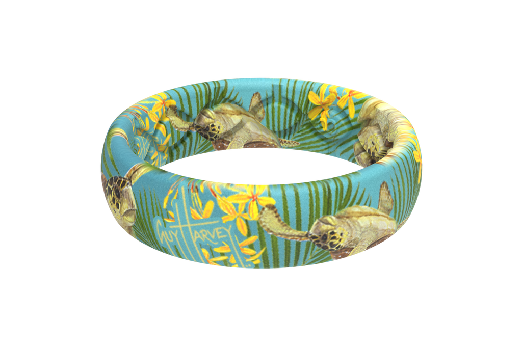 Guy Harvey Tropical Turtle Thin Ring