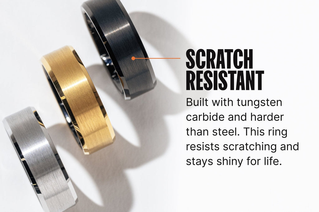 Groove Ring® Tungsten - 24k Gold