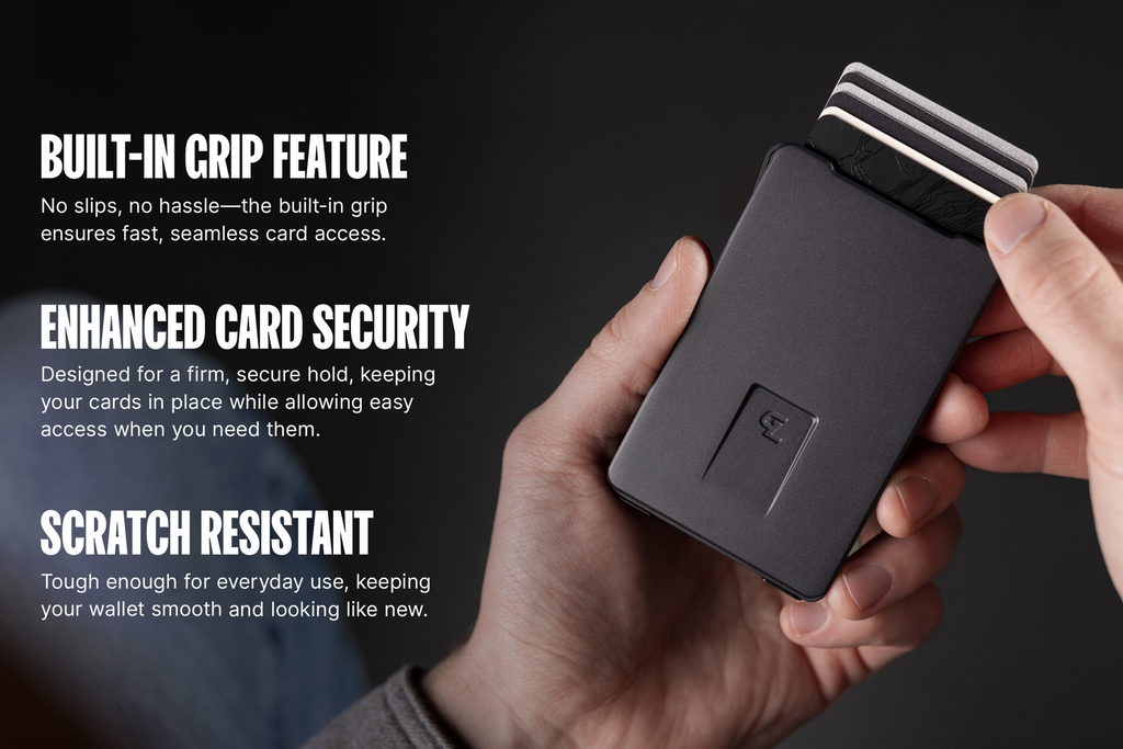 Groove Wallet® - Gun Metal